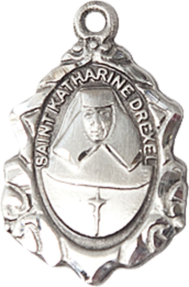 Sterling Silver Saint Katharine Drexel Medal