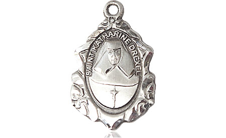 Sterling Silver Saint Katharine Drexel Medal