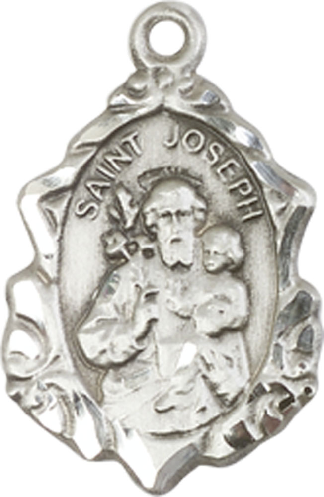 Sterling Silver Saint Joseph Medal