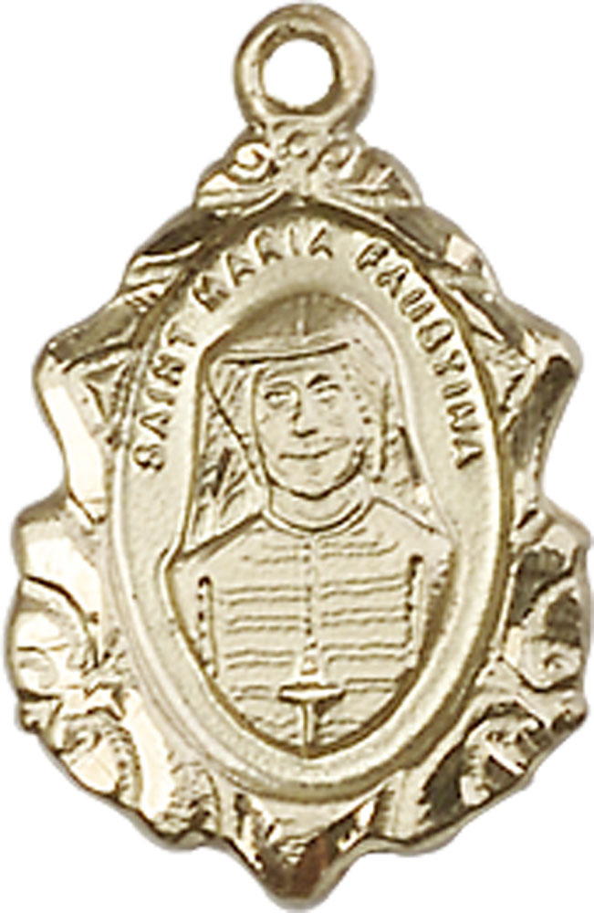 14kt Gold Filled Maria Faustina Medal