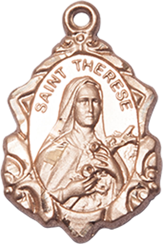14kt Gold Filled Saint Therese of Lisieux Medal