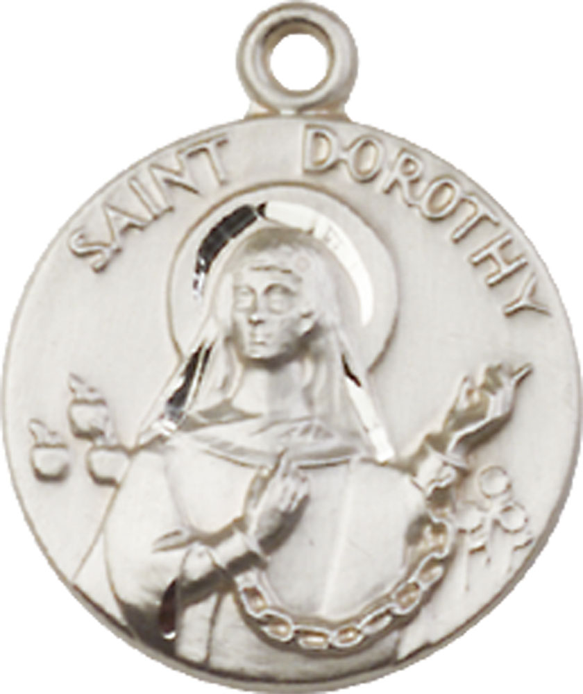Sterling Silver Saint Dorothy Medal