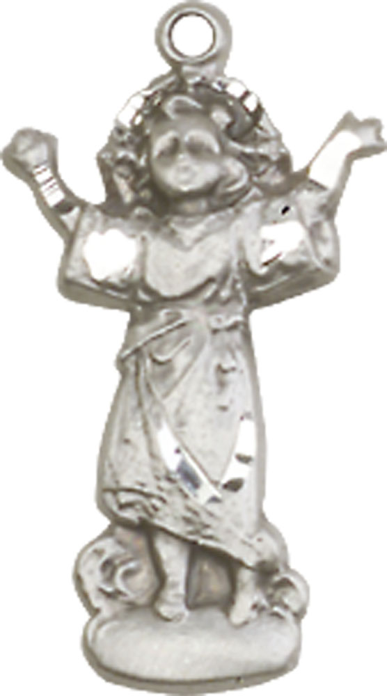 Sterling Silver Divino Nino Medal