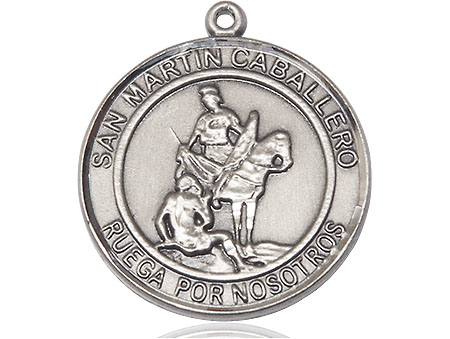 Sterling Silver San Martin Caballero Medal