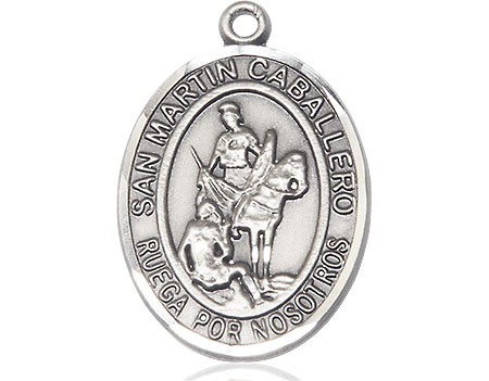 Sterling Silver San Martin Caballero Medal