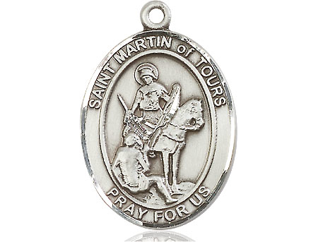 Sterling Silver Saint Martin of Tours Medal