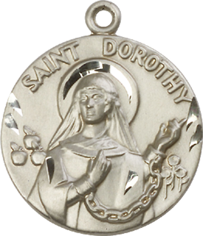 Sterling Silver Saint Dorothy Medal