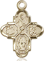 14kt Gold Filled 5-Way / Chalice Medal