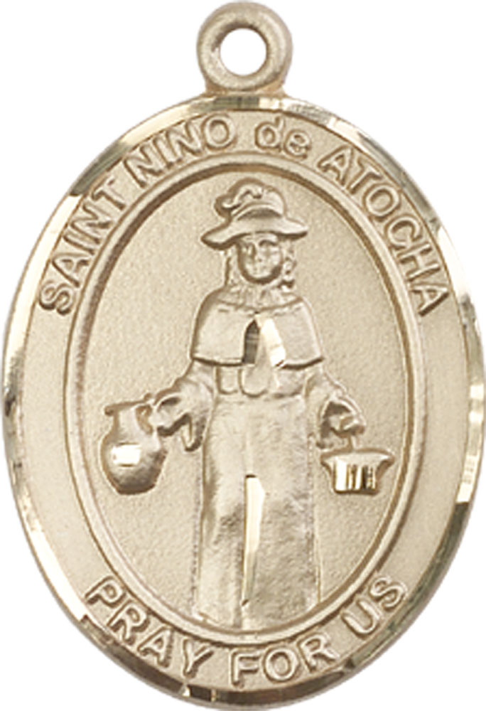 14kt Gold Filled Nino de Atocha Medal