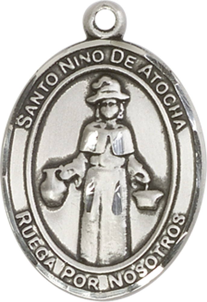 Sterling Silver Nino de Atocha Medal