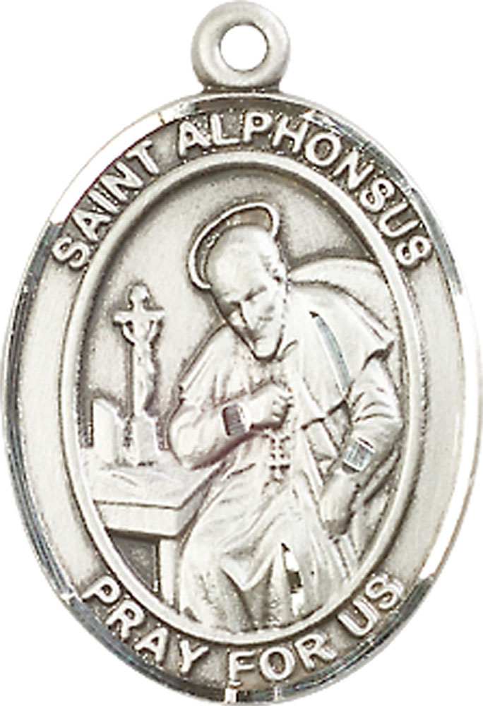 Sterling Silver Saint Alphonsus Medal