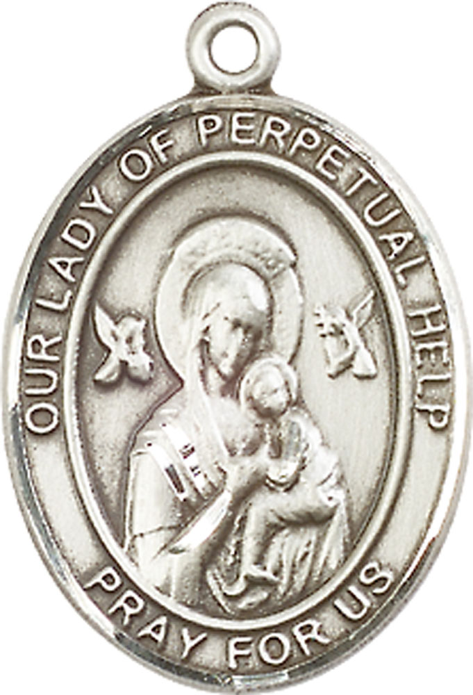 Sterling Silver Our Lady of Perpetual Help Medal