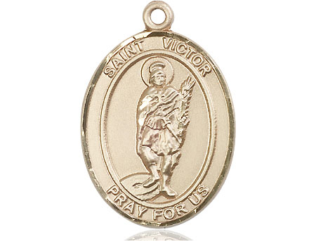 14kt Gold Filled Saint Victor of Marseilles Medal