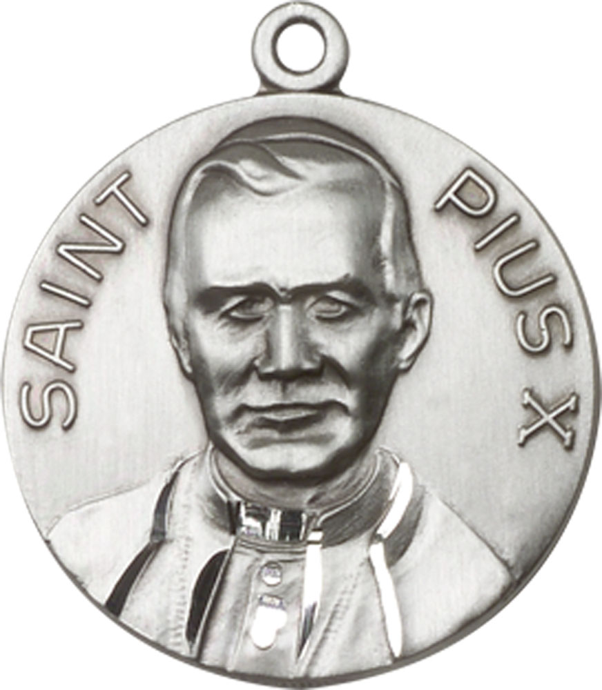 Sterling Silver Pope Pius X Medal