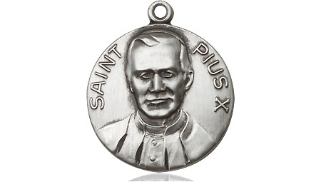 Sterling Silver Pope Pius X Medal