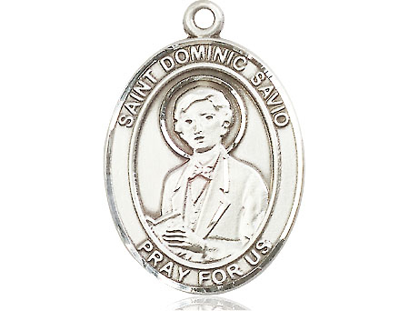Sterling Silver Saint Dominic Savio Medal