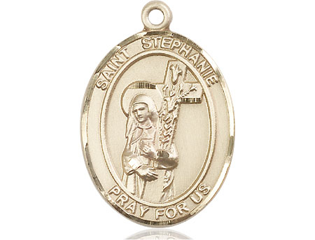14kt Gold Filled Saint Stephanie Medal