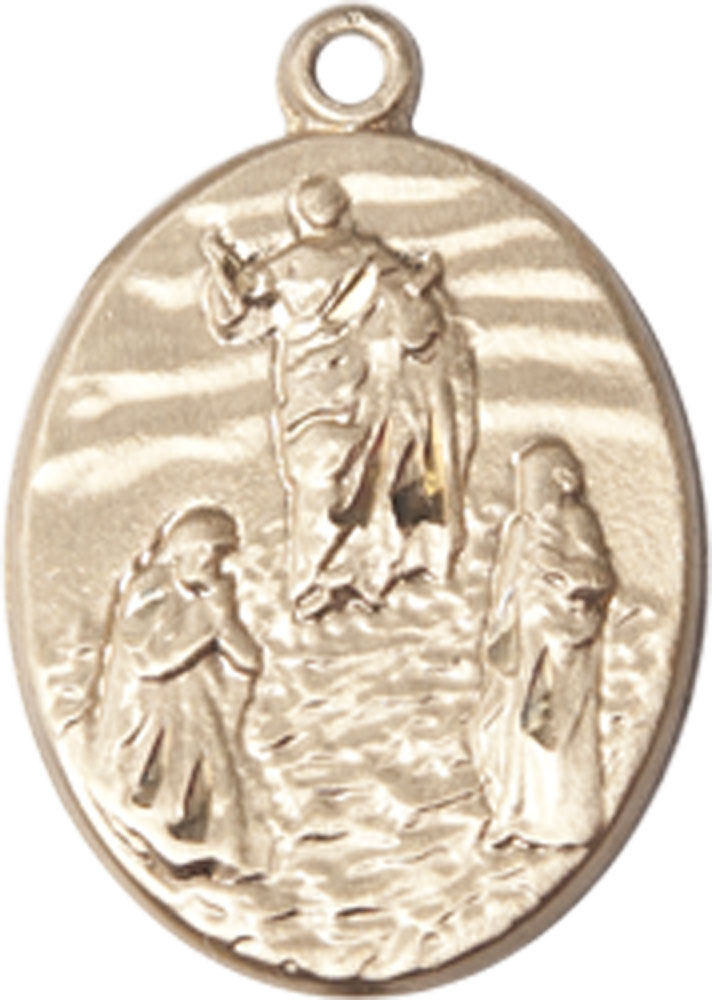 14kt Gold Filled Tranfiguration Medal