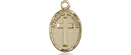 14kt Gold Filled Friend In Jesus Cross Medal