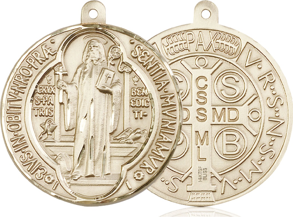 14kt Gold Filled Saint Benedict Medal