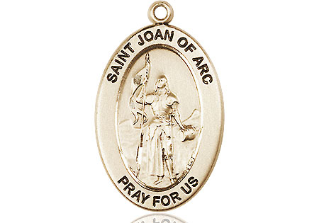 14kt Gold Filled Saint Joan of Arc Medal