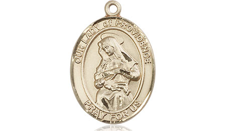14kt Gold Our Lady of Providence Medal