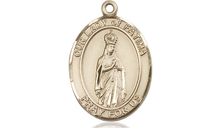 14kt Gold Our Lady of Fatima Medal