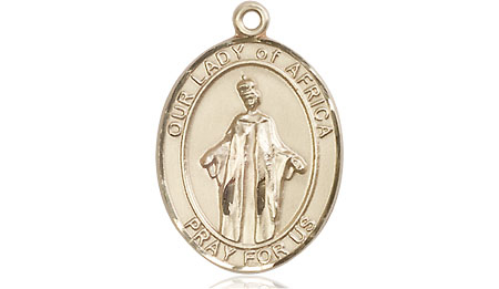14kt Gold Our Lady of Africa Medal