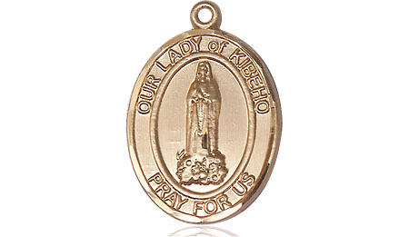 14kt Gold Our Lady of Kibeho Medal