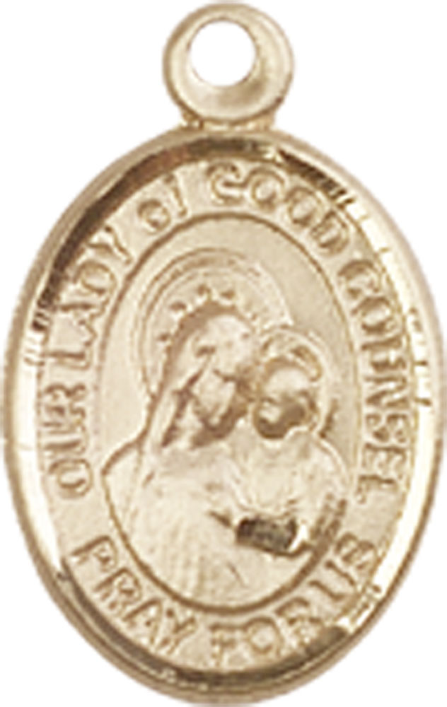 14kt Gold Our Lady of Good Counsel Medal