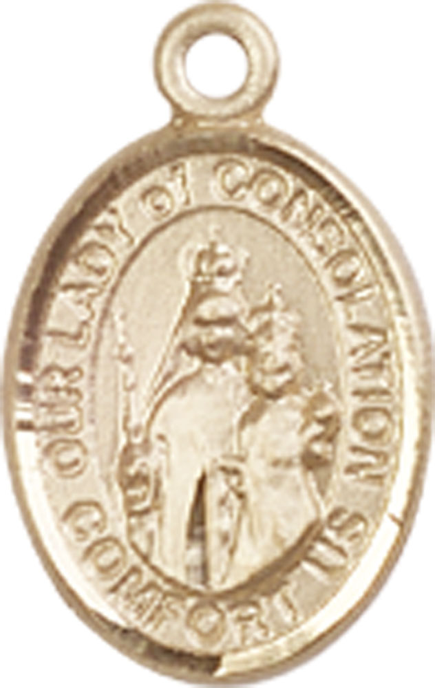 14kt Gold Our Lady of Consolation Medal