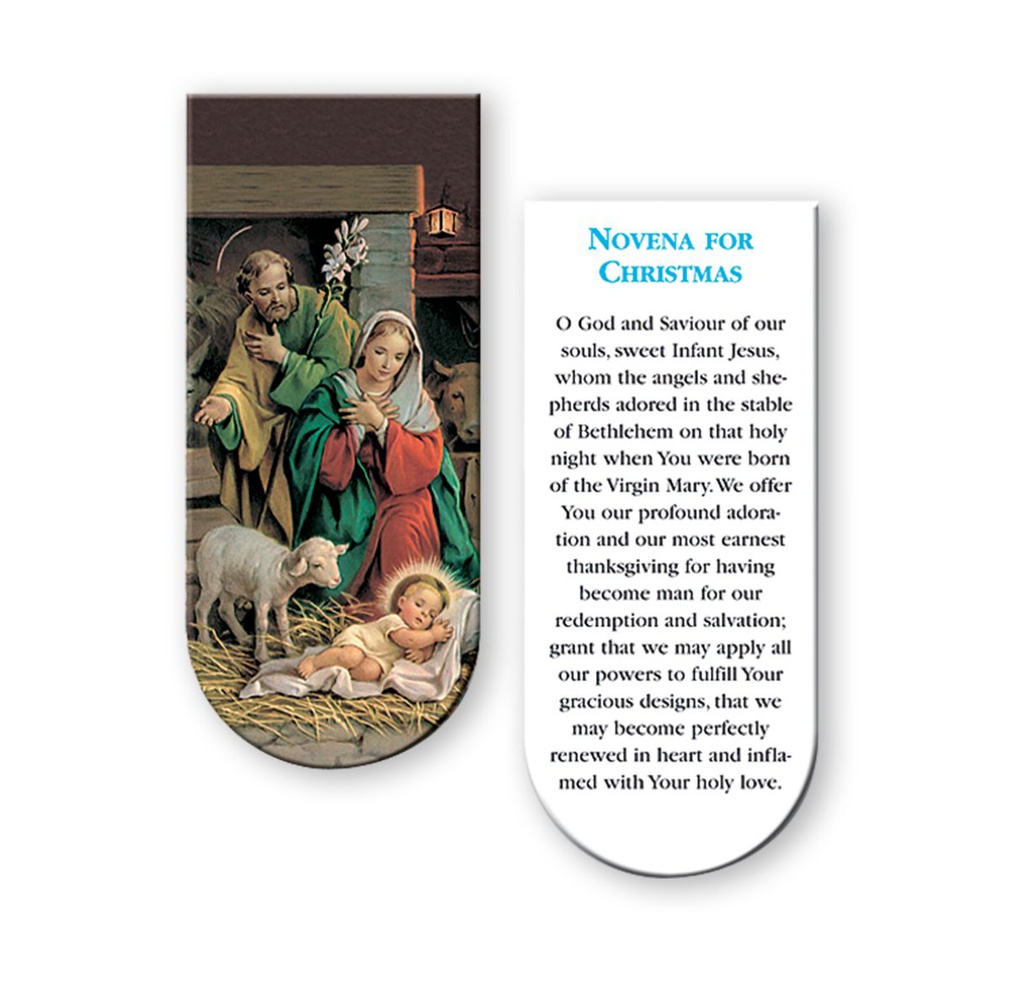 Novena for Christmas Magnetic Bookmark - Christmas