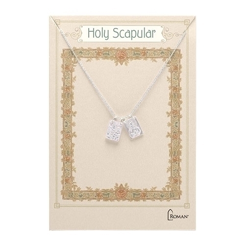 18" Sterling Shell Scapular