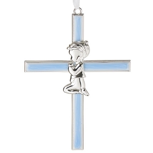 6.25"H Blue Boy Cross