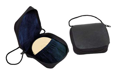 Burse with Zipper, Leather