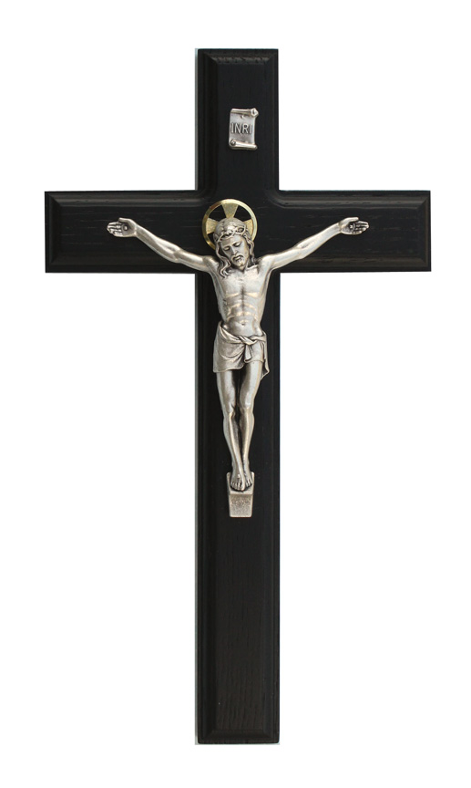 11In. Black Crucifix