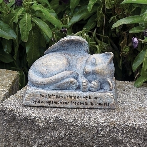 6&quot;L Cat With Wings Statue