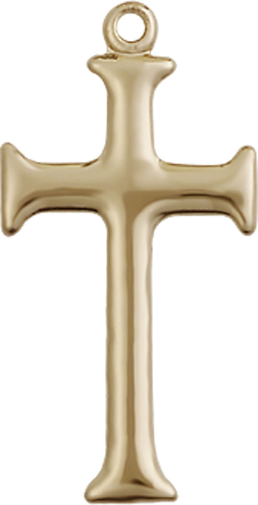 14kt Gold Cross Medal