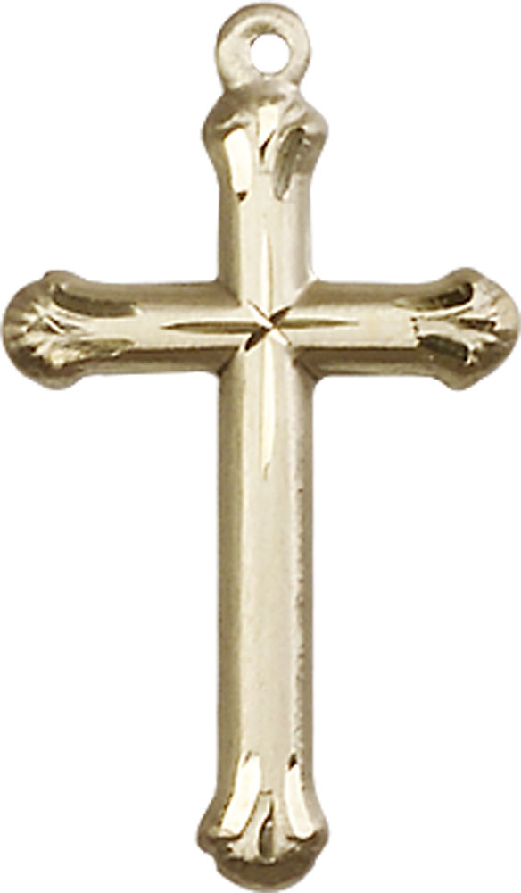14kt Gold Filled Cross Medal