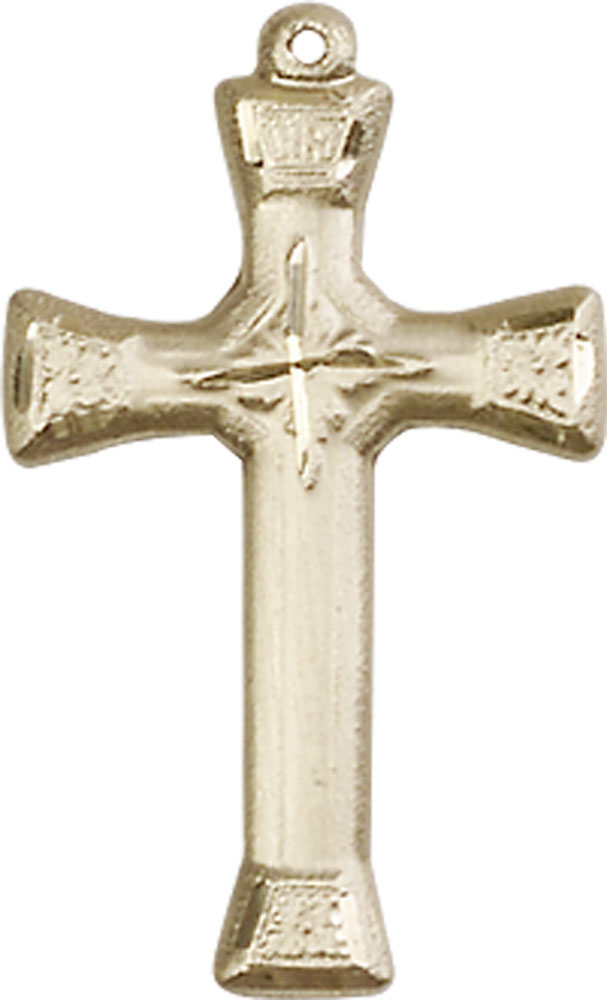 14kt Gold Filled Cross Medal