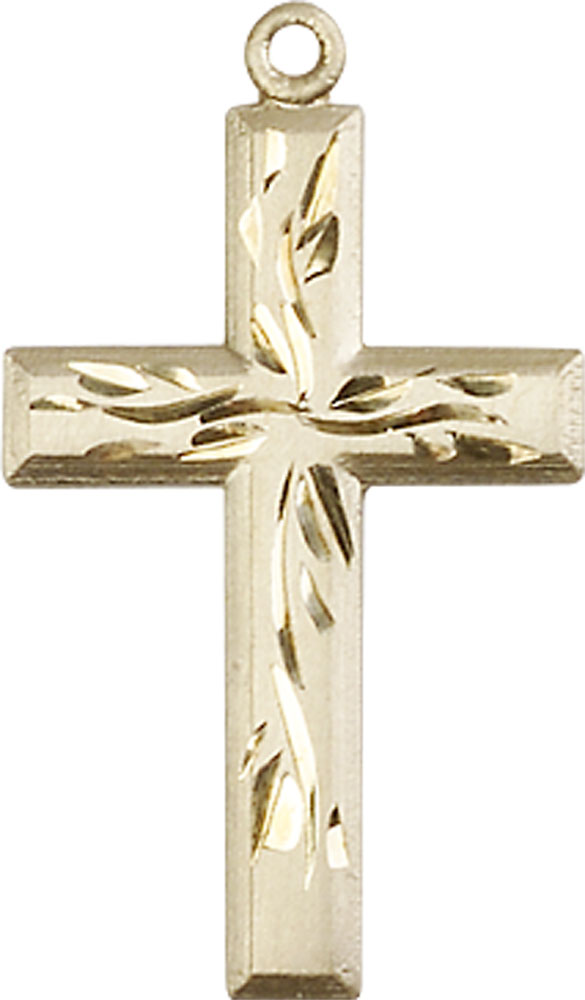 14kt Gold Cross Medal