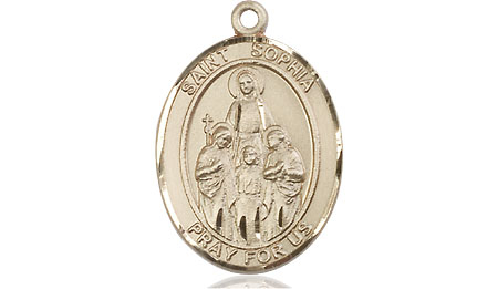 14kt Gold Filled Saint Sophia Medal