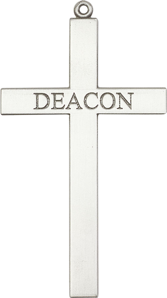 Sterling Silver Deacon Cross Medal