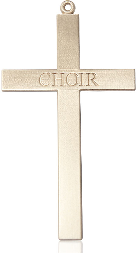 14kt Gold Filled Choir Cross Medal