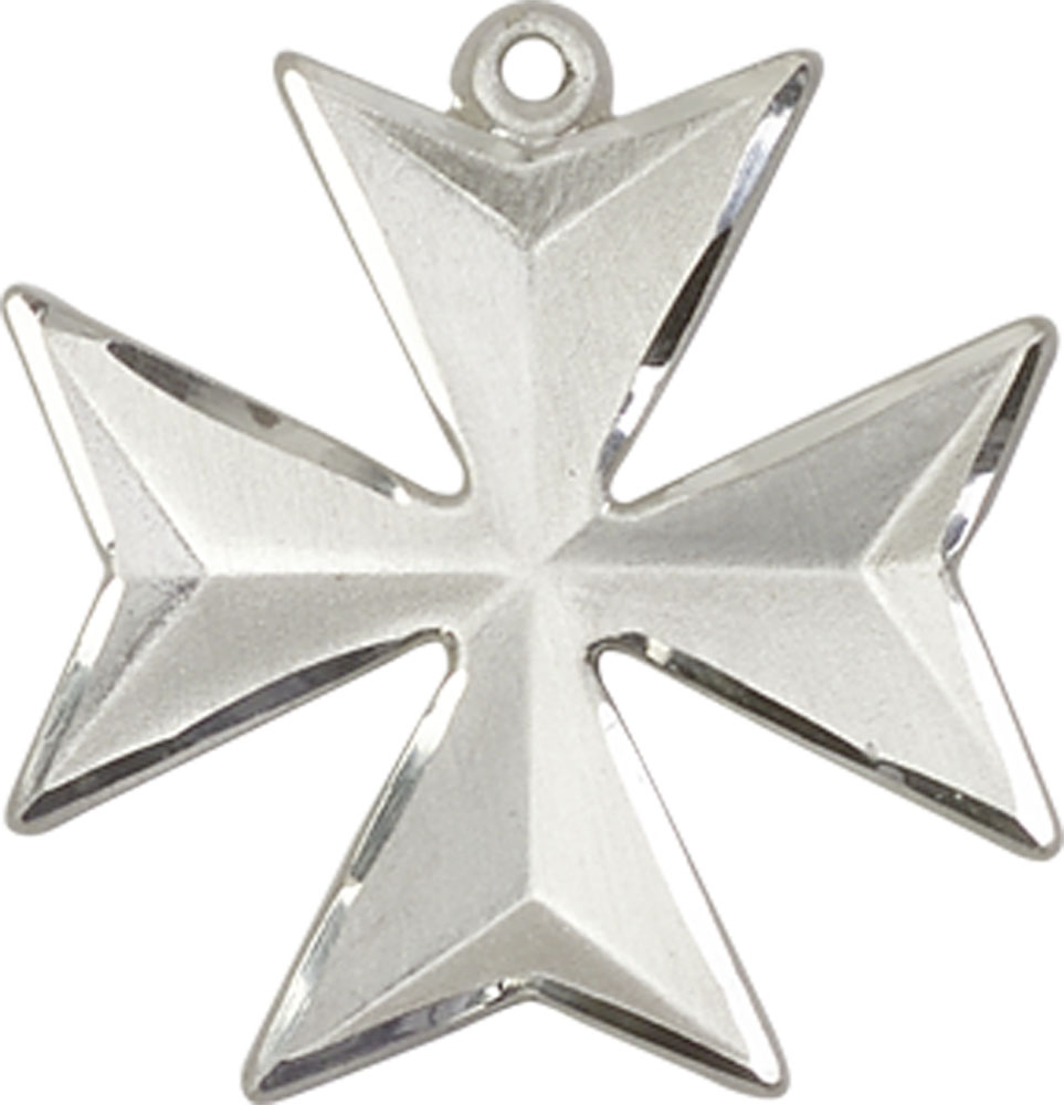 Sterling Silver Maltese Cross Medal