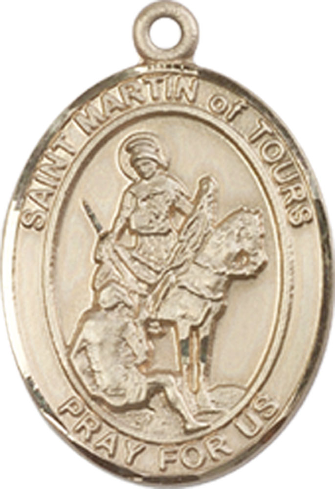 14kt Gold Filled Saint Martin of Tours Medal