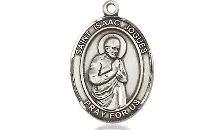 Sterling Silver Saint Isaac Jogues Medal