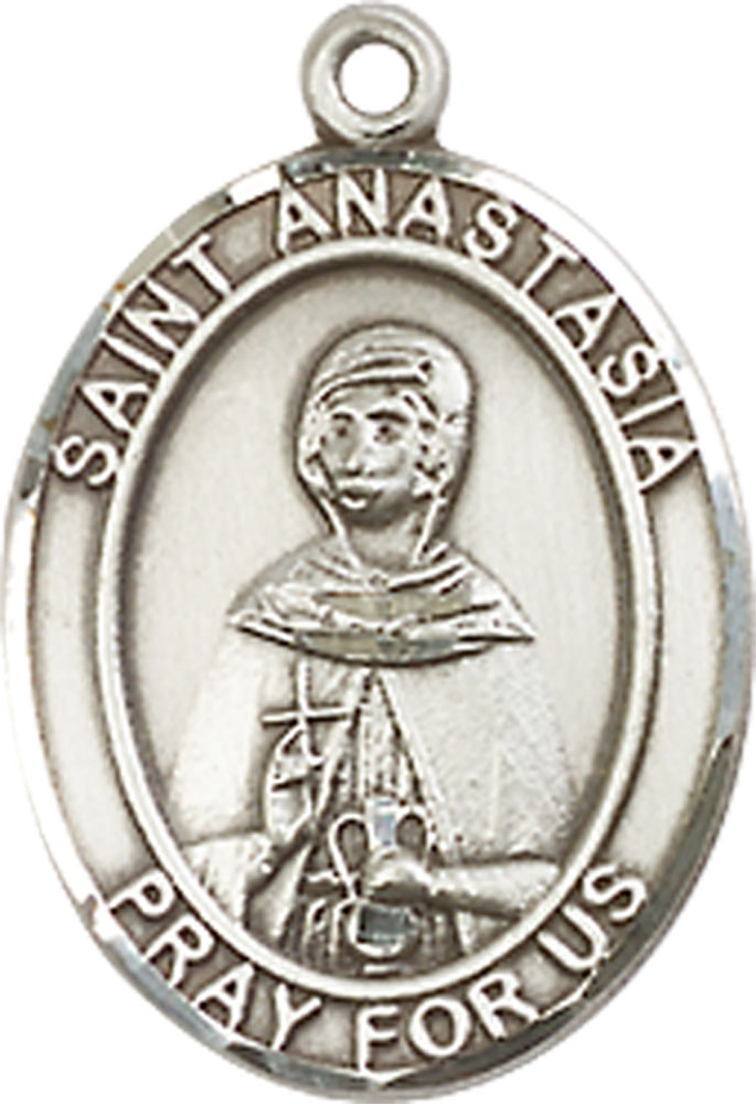 Sterling Silver Saint Anastasia Medal