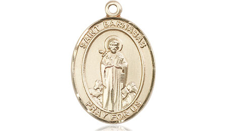 14kt Gold Filled Saint Barnabas Medal