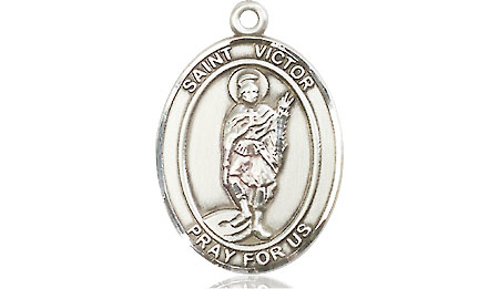 Sterling Silver Saint Victor of Marseilles Medal